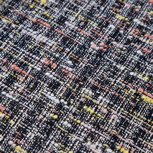 Твид 052-12530 черный мультиколор