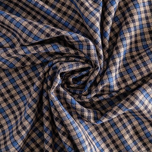 Ткань костюмная 1120-341-025-0039 серо-бежевый принтованный