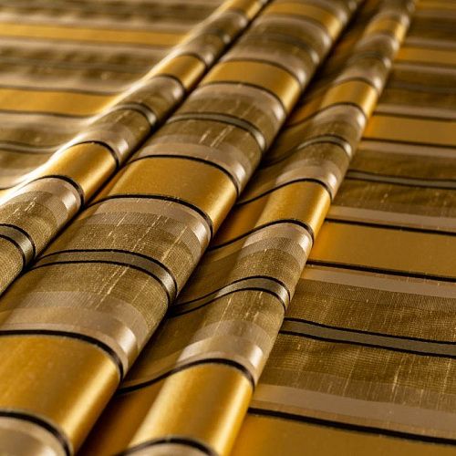 Ткань портьерная шелк Т154-02-96 золотистый