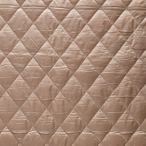 Ткань курточная 033-05657 золотисто-бежевый однотонный