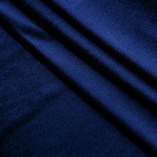 Бархат стрейч 002-18860 королевский синий однотонный