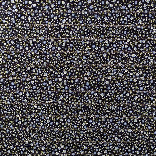 Вискоза с люрексом 009-1003 черный принтованный