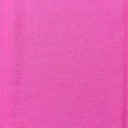 Крепдешин натуральный 028-09434 светлая фуксия однотонный