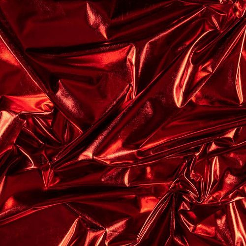 Трикотаж лазер К30-338 красный однотонный