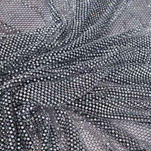 Сетка со стразами Swarovski 050-19859 черный