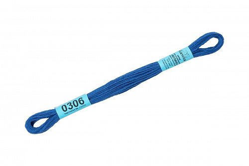 Нитки для вышивания Gamma мулине 8 м 0306 васильковый