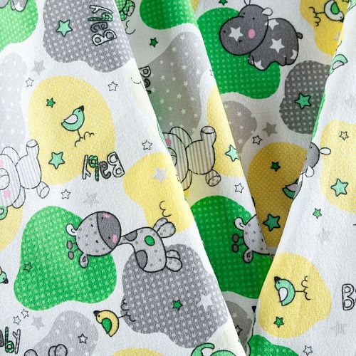 Фланель 060-08262 белый принтованный