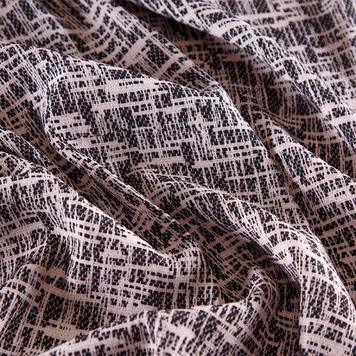 Креп 026-12203 нежно-розовый принтованный