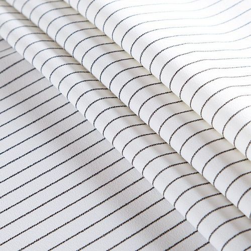 Креп дублированный Michael Kors 026-16178 белый принтованный