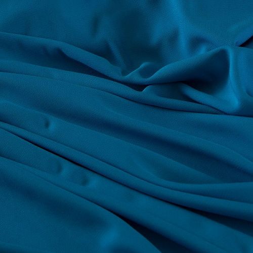 Трикотаж 056-16892 лазурно-голубой однотонный