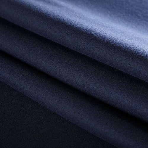 Пальтовый трикотаж 040-05913 темно-синий однотонный