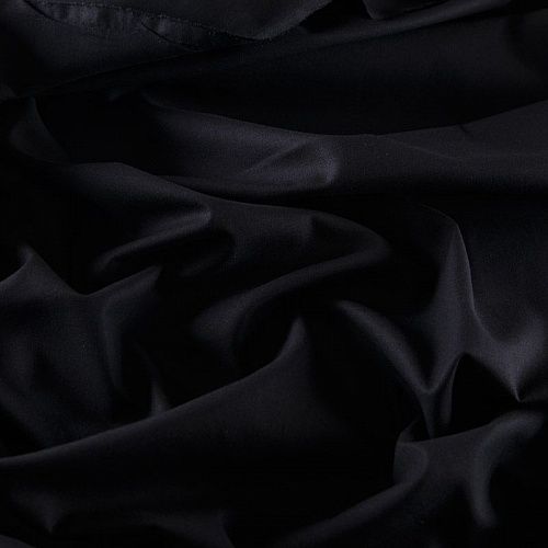 Лен-вискоза 035-13106 черный однотонный