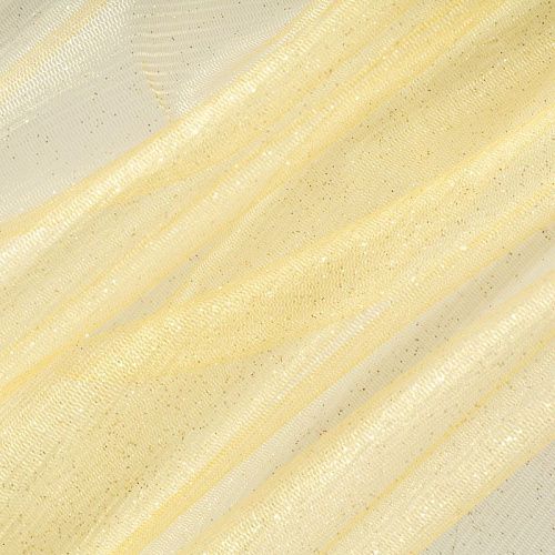 Фатин с напылением К33-949 золотистый однотонный