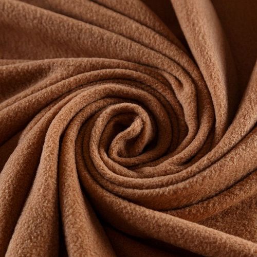 Флис 061-09175 карамельный однотонный