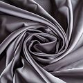 Сатин стрейч К33-566 серебристо-серый однотонный