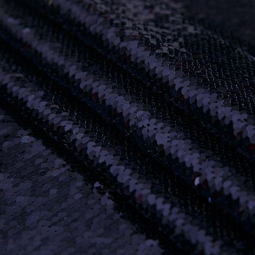 Пайетки на сетке 055-16381 сапфировый