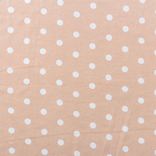 Креп 026-01549 бежевый принтованный