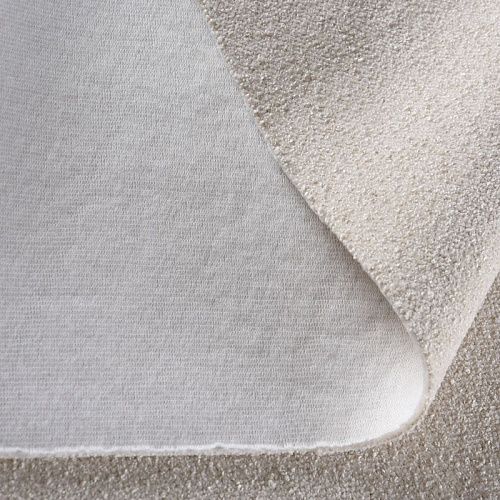 Ткань мебельная шенилл 22-02-10465 кремовый однотонный