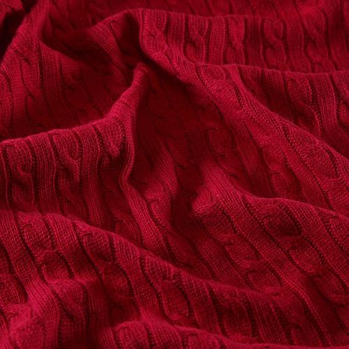 Трикотаж вязаный 056-16597 приглушенный красный