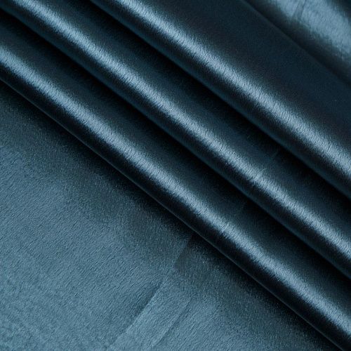 Креп-сатин крэш 001-13646 морская волна однотонный