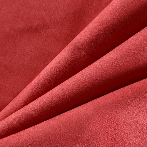 Замша портьерная h-290 см 13-02-05264 терракотовый однотонный