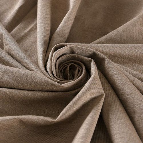 Трикотаж 056-11768 песочный однотонный