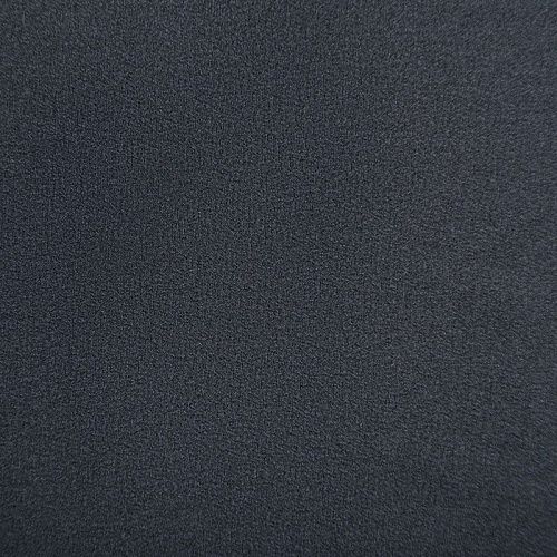 Крепдешин натуральный на дублерине 028-06231 черный однотонный