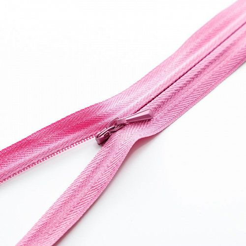 Молния спираль потайная 50 см на плотной тесьме н/р сиреневый G013P-50S-167