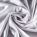 Шелк синтетический стрейч К1-386 серебристо-серый однотонный