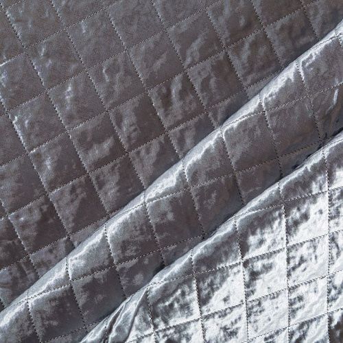 Ткань курточная К32-362 серебристо-серый однотонный