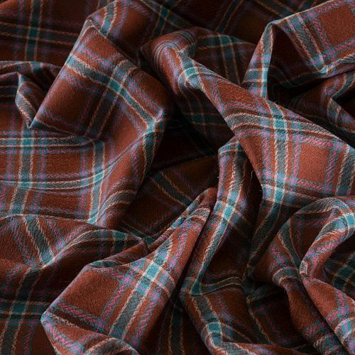 Шерсть 066-12103 терракотовый принтованный