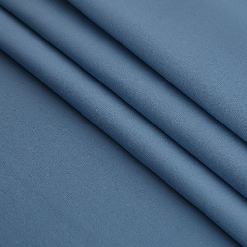 Поплин 063-16424 серо-голубой однотонный