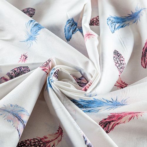 Перкаль ш.220 см 007-03521 белый принтованный