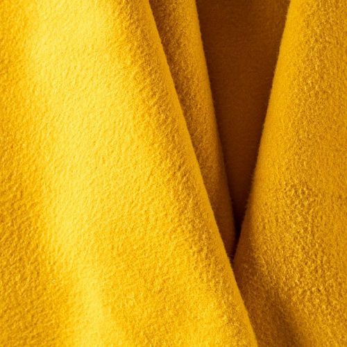 Ткань пальтовая К25-296 шафрановый однотонный