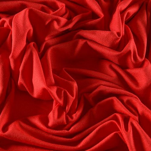 Трикотаж 056-11919 красный однотонный