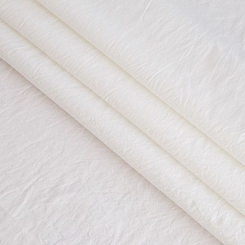 Хлопок крэш 063-16257 молочный однотонный