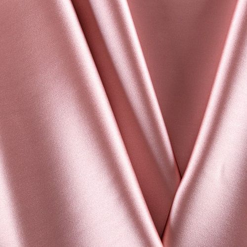 Сатин стрейч 001-09751 пыльно-розовый однотонный
