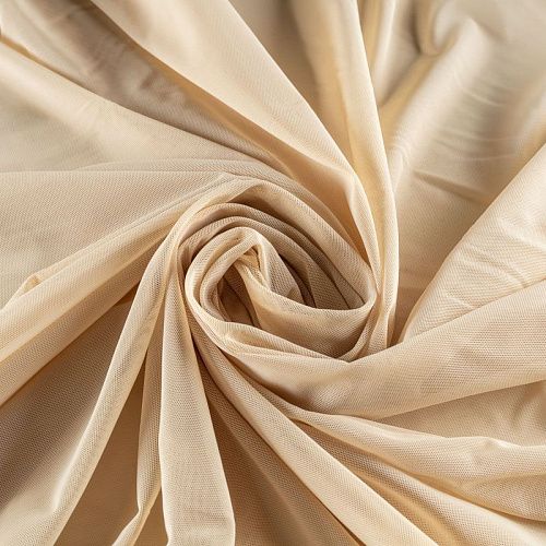 Сетка трикотажная К33-262 телесный однотонный