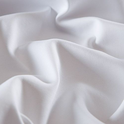 Трикотаж 056-15746 белый однотонный