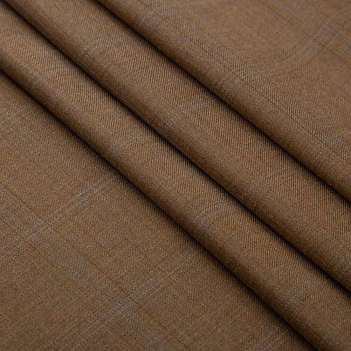 Ткань костюмная 025-19936 карамельный принтованный