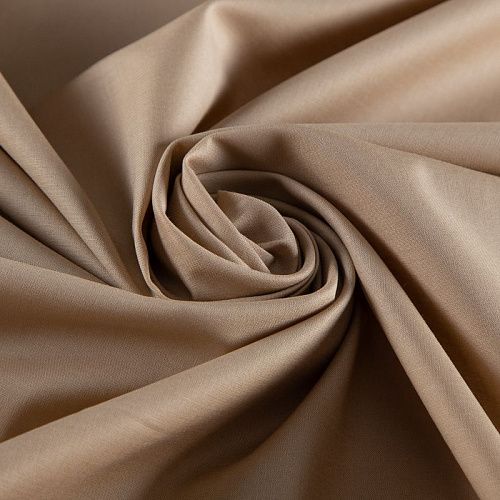 Батист 003-20268 бежевый однотонный