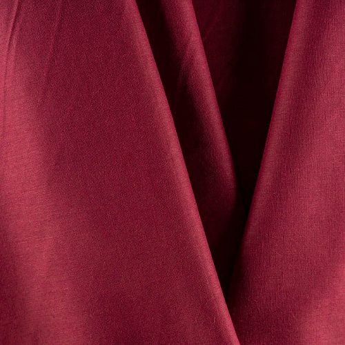 Хлопок-вуаль К28-387 бордовый однотонный