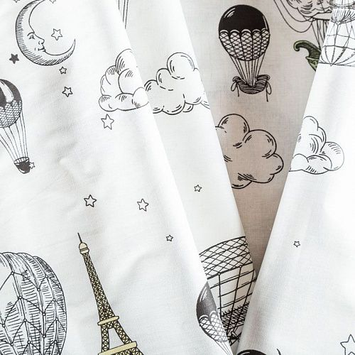 Перкаль ш.220 см 007-03518 белый принтованный