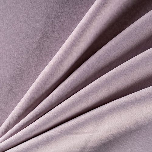 Креп-сатин К33-575 пудрово-розовый однотонный