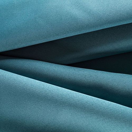 Ткань портьерная сатин h-305 см 16-02-00532 сине-зеленый однотонный