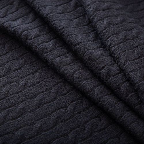 Трикотаж вязаный 056-16682 черный