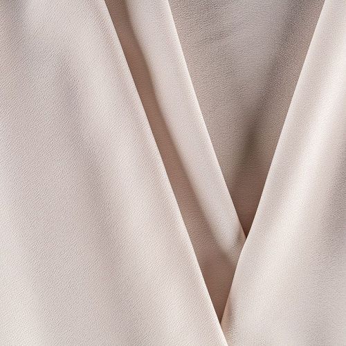 Крепдешин натуральный К36-203 жемчужно-серый однотонный