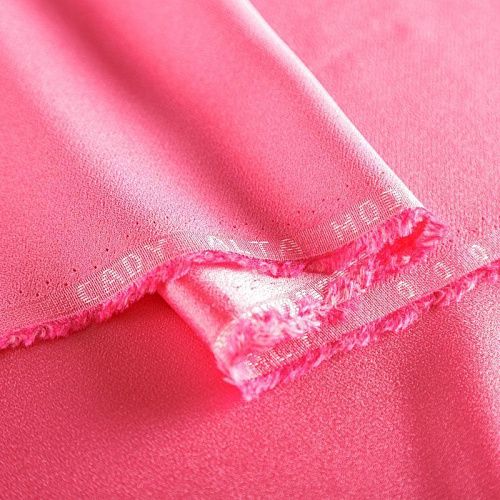 Кади креп-атлас 001-06623 розовый коралл однотонный