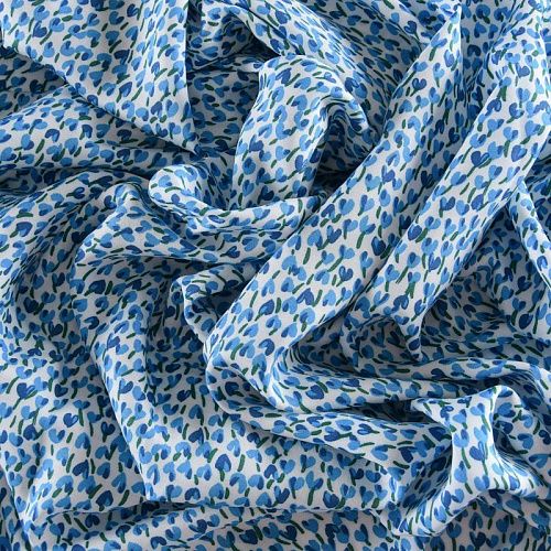 Вискоза 009-11728 белый принтованный