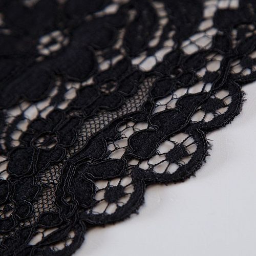 Гипюр 012-16486 черный